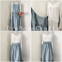 Load image into Gallery viewer, 50's style aprons, grandma style aprons, Scalloped ruffle edge vintage apron