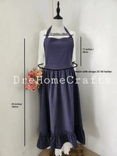 Load image into Gallery viewer, 50's style aprons, grandma style aprons, Scalloped ruffle edge vintage apron