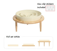 Lade das Bild in den Galerie-Viewer, Großer erhöhter Keramik Slow Feeder Hundenapf, Hundefutternapf, Slow Bowl, Welpennapf, Puzzle Feeder, Hundefutternapf Maze Feeder