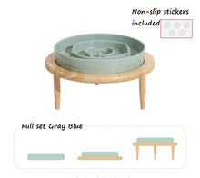 Lade das Bild in den Galerie-Viewer, Großer erhöhter Keramik Slow Feeder Hundenapf, Hundefutternapf, Slow Bowl, Welpennapf, Puzzle Feeder, Hundefutternapf Maze Feeder