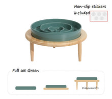 Lade das Bild in den Galerie-Viewer, Großer erhöhter Keramik Slow Feeder Hundenapf, Hundefutternapf, Slow Bowl, Welpennapf, Puzzle Feeder, Hundefutternapf Maze Feeder