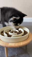 Lade das Bild in den Galerie-Viewer, Großer erhöhter Keramik Slow Feeder Hundenapf, Hundefutternapf, Slow Bowl, Welpennapf, Puzzle Feeder, Hundefutternapf Maze Feeder