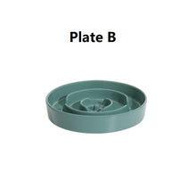 Lade das Bild in den Galerie-Viewer, Kleiner erhöhter Slow Feeder aus Keramik, Futternapf für kleine Hunde, Futternapf für Welpen, Slow Bowl, Welpennapf, Puzzle-Futternapf, Labyrinth-Futternapf