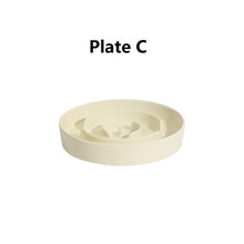 Lade das Bild in den Galerie-Viewer, Kleiner erhöhter Slow Feeder aus Keramik, Futternapf für kleine Hunde, Futternapf für Welpen, Slow Bowl, Welpennapf, Puzzle-Futternapf, Labyrinth-Futternapf