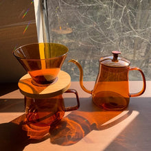Lade das Bild in den Galerie-Viewer, Gooseneck kettle non electric | pour over kettle stovetop | glass coffee kettle | pour over coffee kettle