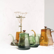 Lade das Bild in den Galerie-Viewer, Gooseneck kettle non electric | pour over kettle stovetop | glass coffee kettle | pour over coffee kettle
