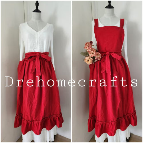 Christmas aprons with pockets for women adults - fast shipping to UK Australia NZ