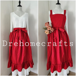 Christmas aprons with pockets for women adults - fast shipping to UK Australia NZ