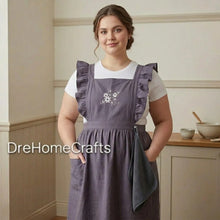 Load image into Gallery viewer, Cute Apron for Women for Summer with Pockets | Stylish and lightweight apron for sale near me
