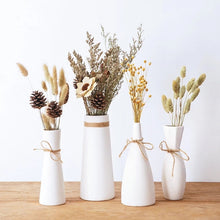 Load image into Gallery viewer, Minimalist Bisque , white vase , Handmade Ceramic Vase , Living Room decor , decorative vase , Pottery , wedding decor
