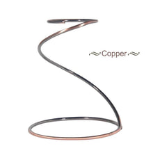 Load image into Gallery viewer, Stylish Coffee Pour Over stand, glass dripper, glass carafe and copper gooseneck kettle
