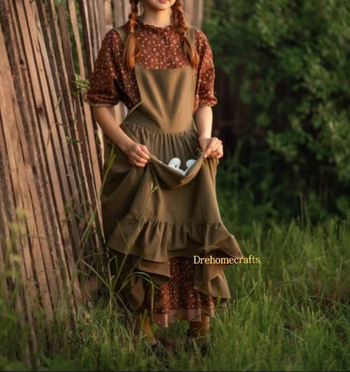 ladies apron dress Tradlands - Lupine Apron Dress (Clearance)