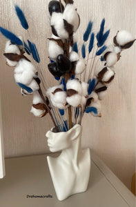 Vase sculptural en céramique vase élégant corps de femme vase pour fleurs vase de tête vase de corps féminin vase de corps courbé